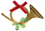 Christmas horn
